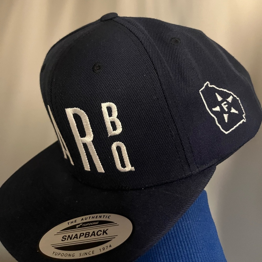 Snapback Cap with White Embroidery